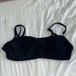 Black Strappy Bikini Top